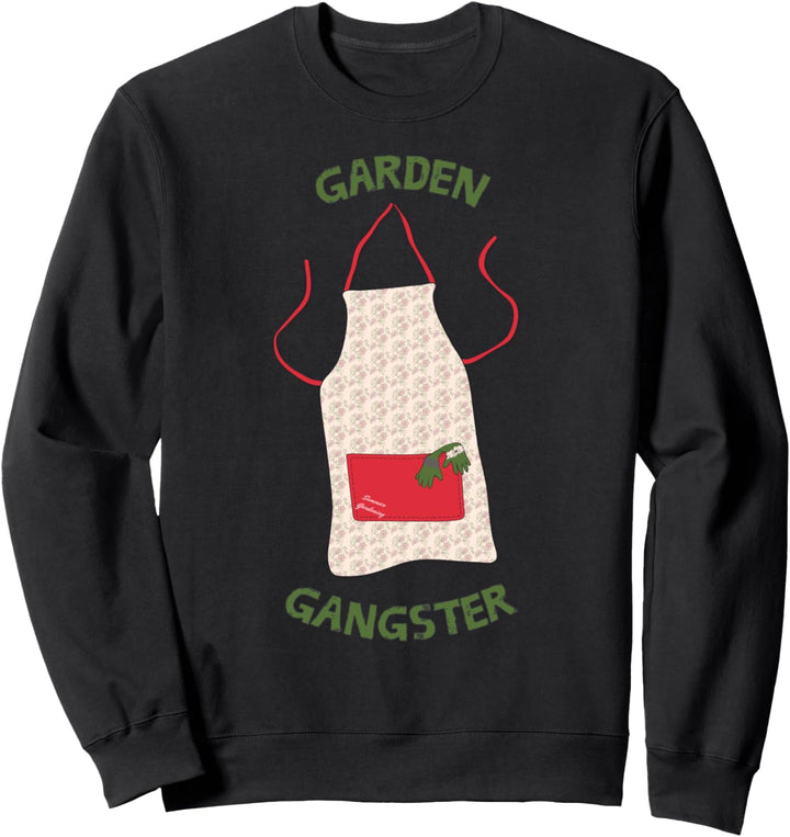 Garten-Gangster Lustig Frauen Gartenschürze Kinder Männer Sweatshirt