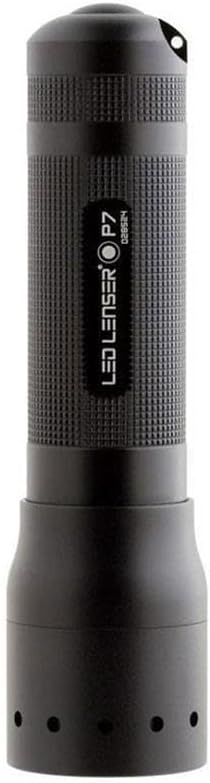 Ledlenser 501046 P7 Professionelle LED-Taschenlampe, schwarz. Auf 450 Lumen aufgerüstet, Hochleistun