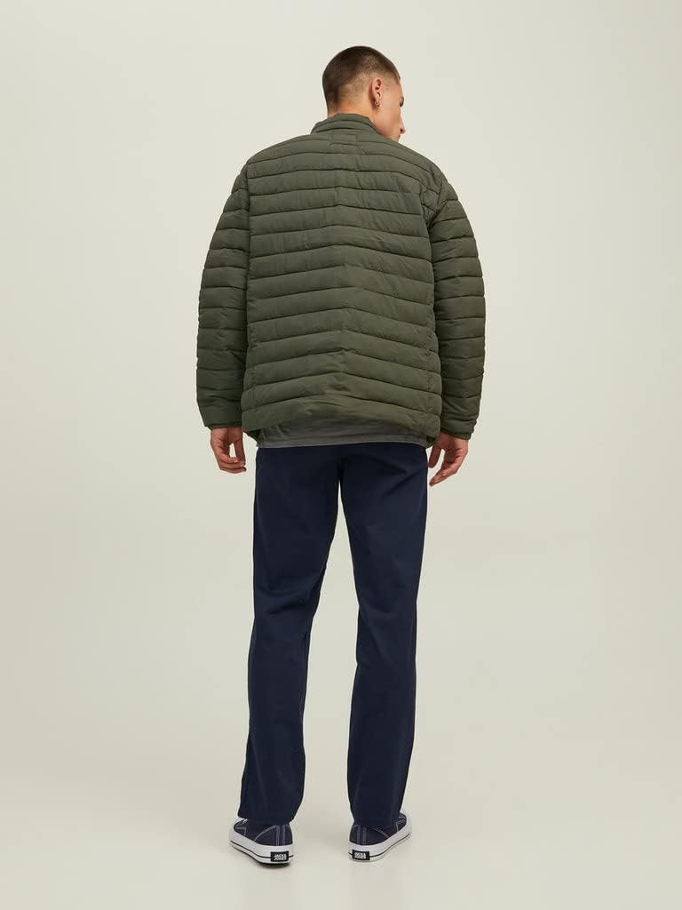JACK & JONES Male Steppjacke Steppjacke M Grün-3, M Grün-3