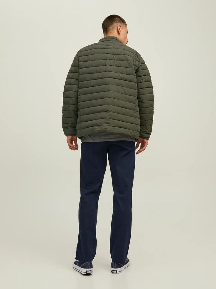 JACK & JONES Male Steppjacke Steppjacke M Grün-3, M Grün-3