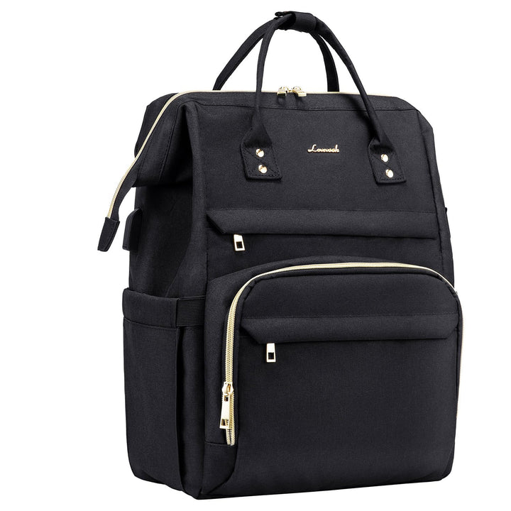 LOVEVOOK Rucksack Damen, Wasserdicht Laptoprucksack 15,6 Zoll Gross Backpack Schulrucksack Tasche Mä