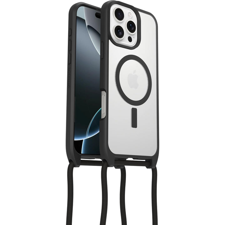 OtterBox React Necklace Hülle mit MagSafe für iPhone 16 Pro Max, Hülle mit Verstellbarer und Abnehmb
