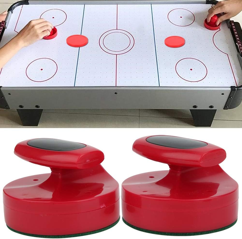Keenso 94mm Tischhockeyspiel-Drücker 2 STK. Grosse Air-Tischhockeyspiel-Drücker mit 4 Pucks Hockey P