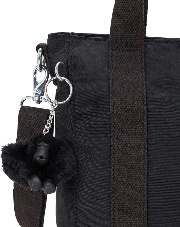 Kipling Damen Asseni Mini Tote Schwarz (Black Noir),33x21x14 cm (B x H x T), Black Noir