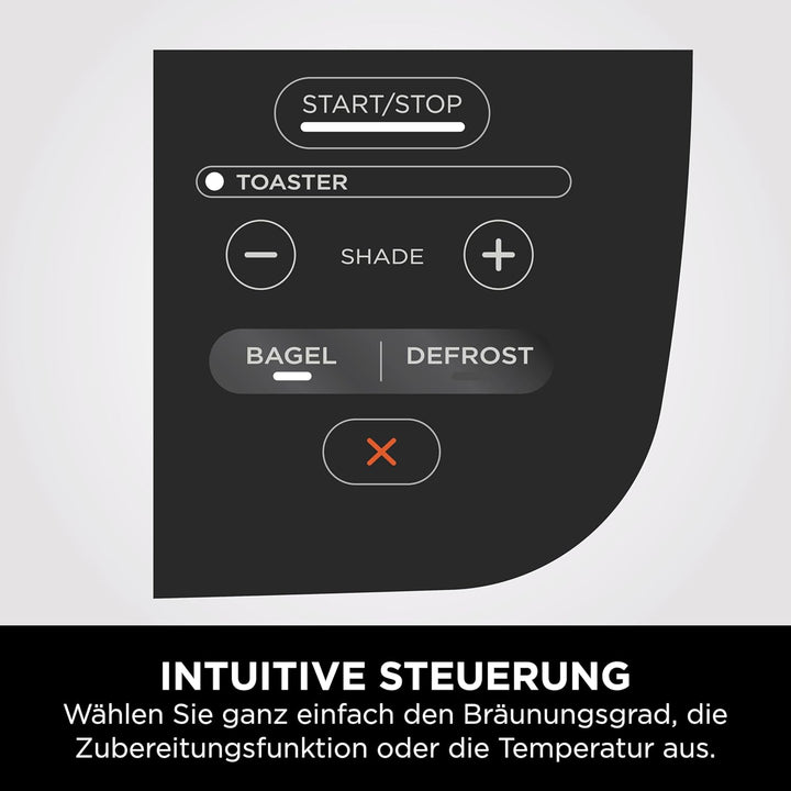 Ninja Foodi 3-in-1 Toaster, Elektrogrill mit Deckel, Panini-Presse mit Flip-Design, 7 Kochfunktionen