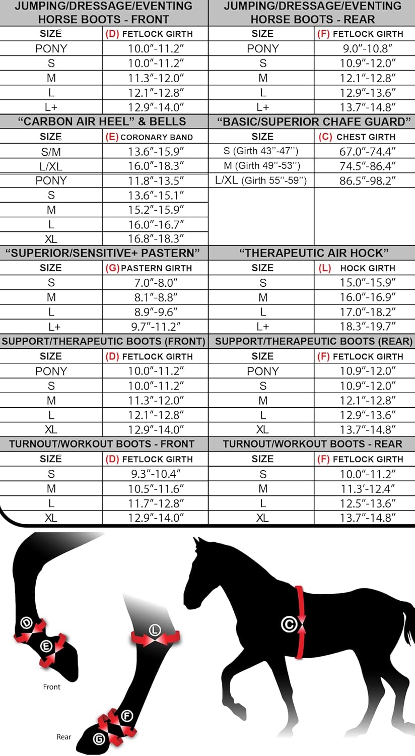 Zandonà Carbon Air X-Country Rear Protektoren für Pferde, kein Geschlecht. M Schwarz, M Schwarz