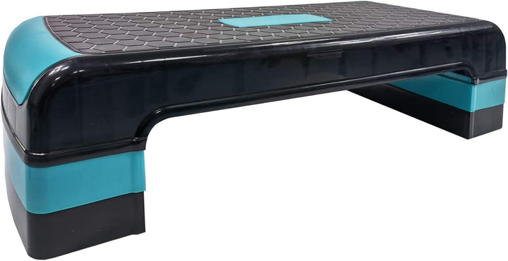 Rebecca Mobili Stepbank, Steppbrett Aerobic 3 Höhen, Schwarz, Training Work out, Muskel Fitnessstudi