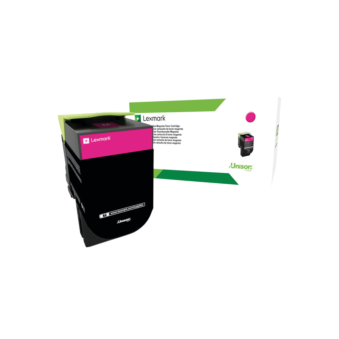 Lexmark 70C2XM0 High Capacity Return Program Toner Cartridge, magenta