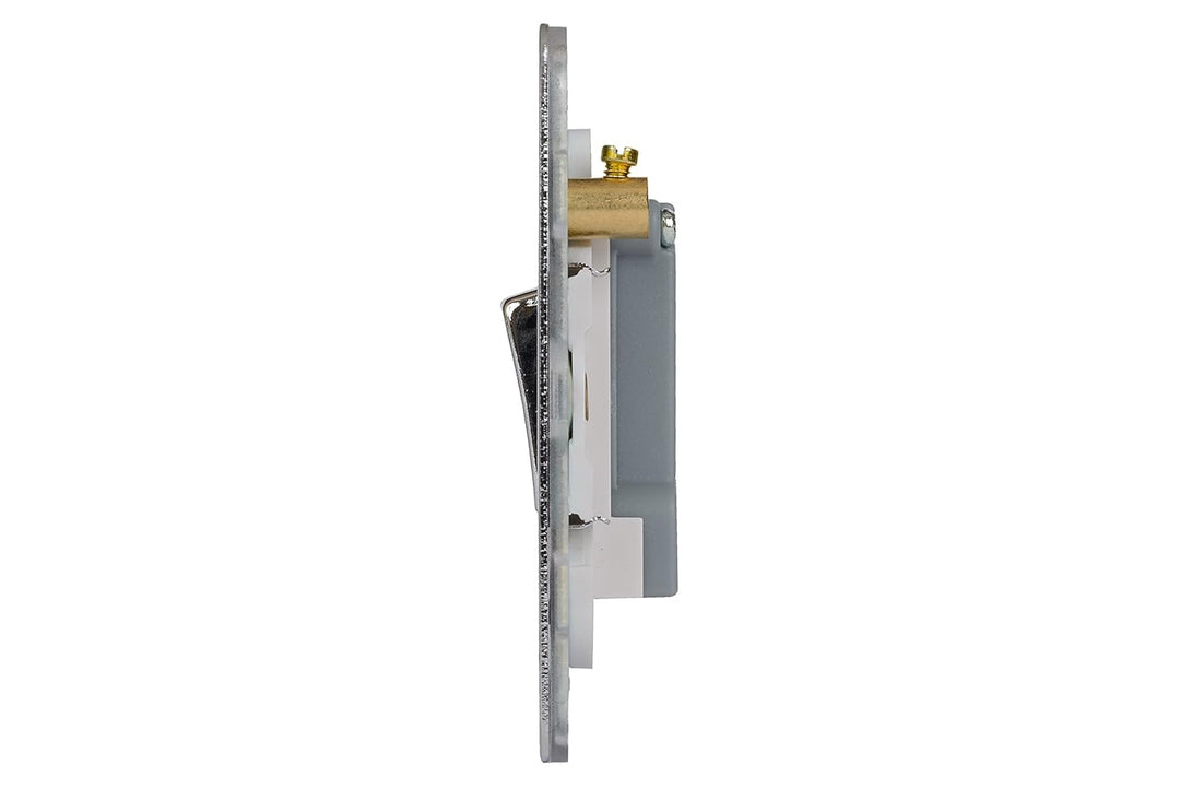Schneider Electric Ultimate schraubenlose, flache Platte, 4-Gang-Wippschalter, 2-Wege-Lichtschalter,
