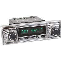RETROSOUND Motor-6" DAB+ Komplett-Set Chrome RSD-Chrome-6 mit Zubehör Autoradio für Oldtimer und US-