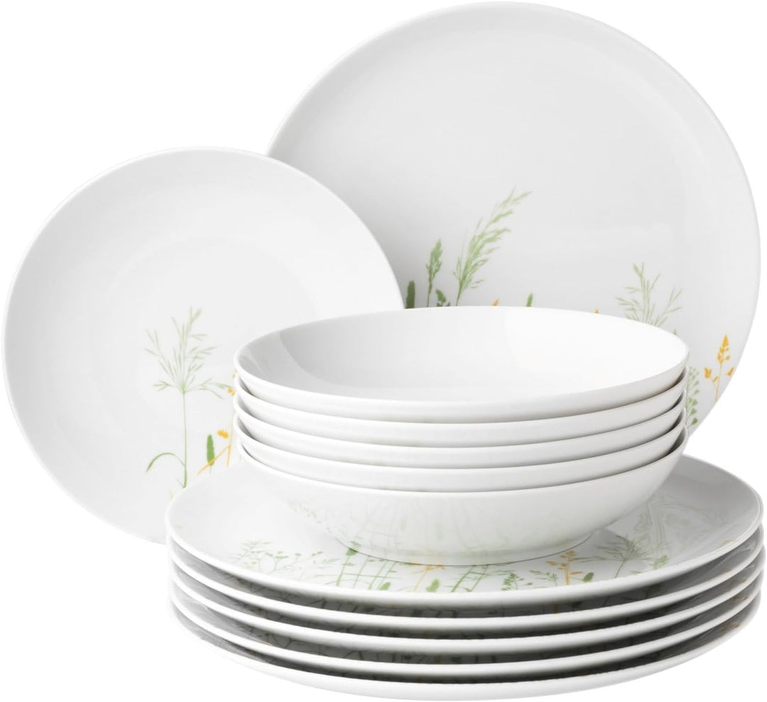 Seltmann Weiden [DL] Liberty Suppenteller rund 21 cm rund Meadow Grasses Green [RAB] [SP] UVP: 26,50