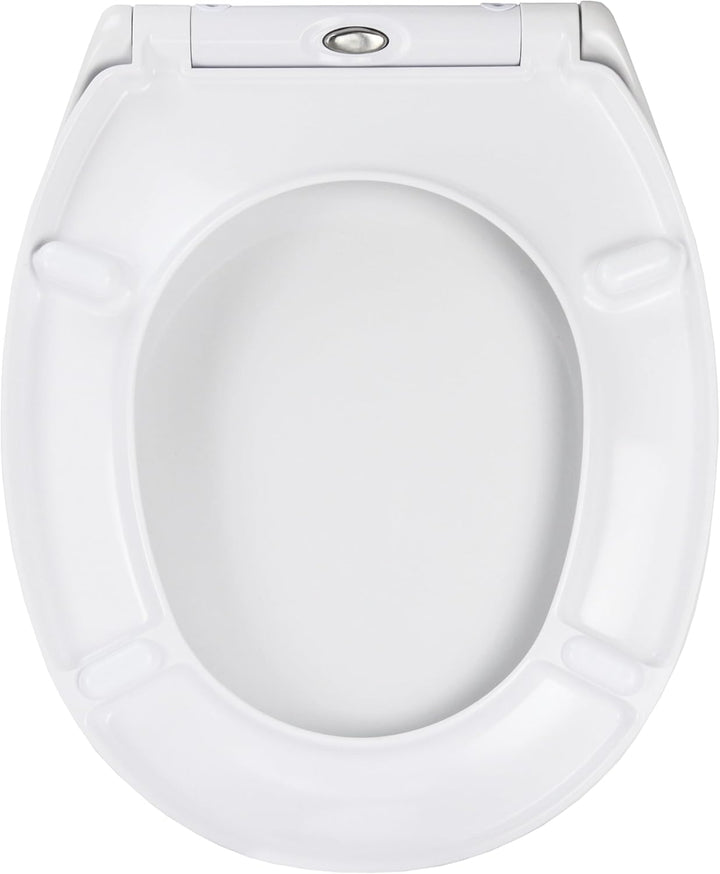 Kleine Wolke WC-Sitz Slate mit Absenkautomatik, Farbe: Schiefer, Material: Duroplast, Grösse: 37x 45