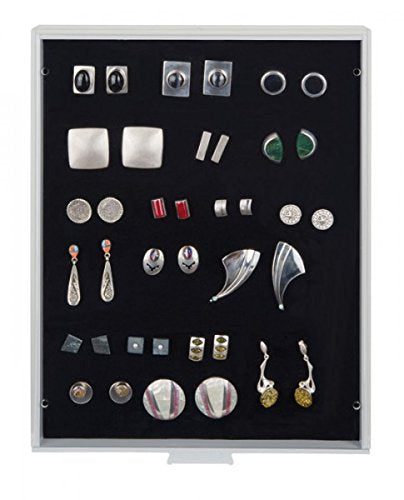 LINDNER Das Original Sammelbox Standard mit schwarzer Schaumstoffeinlage für PINs/Orden/Abzeichen