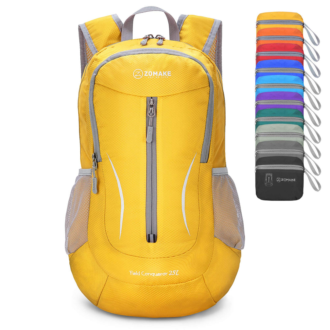 ZOMAKE Ultraleicht Faltbarer Rucksack - Packbare Backpacks 25L,Kleiner Faltbar Rucksäcke Wanderrucks