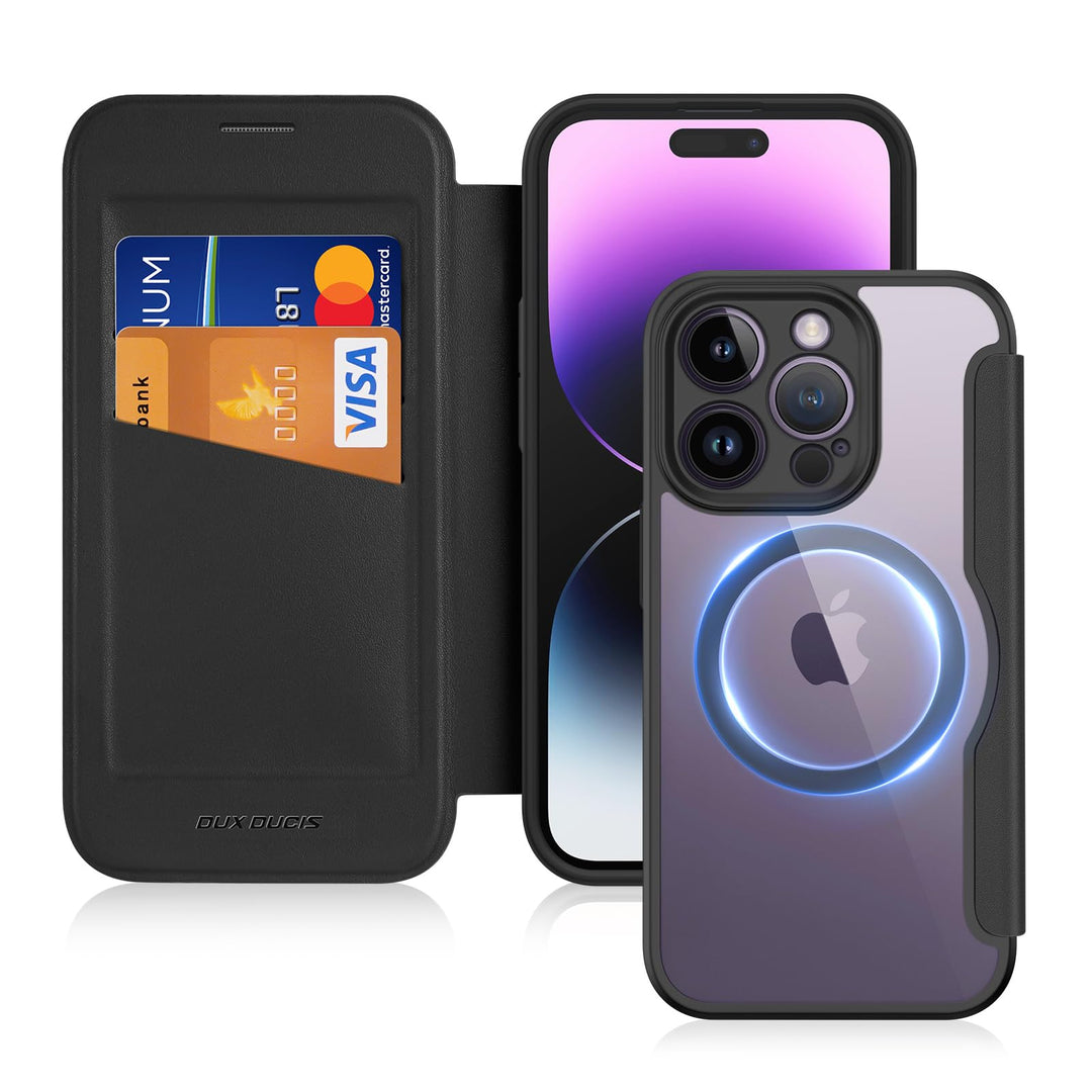 DUX DUCIS Hülle für iPhone 14 Pro 6,1" Handyhülle Kompatibel mit MagSafe, Transparente Anti-Kratzer