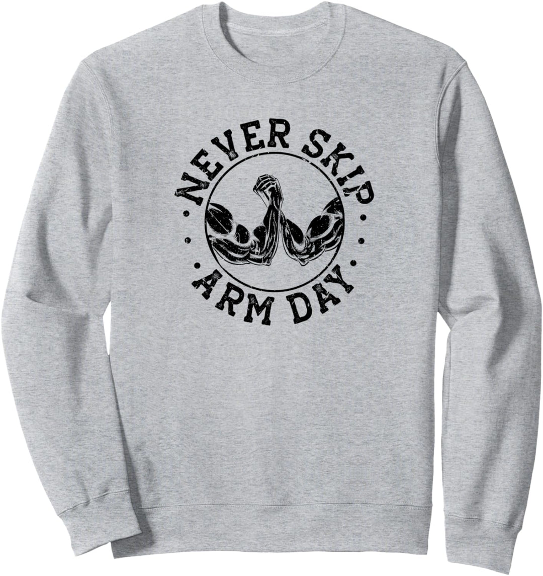 Arm Wrestle Distressed Armwrestling Sweatshirt