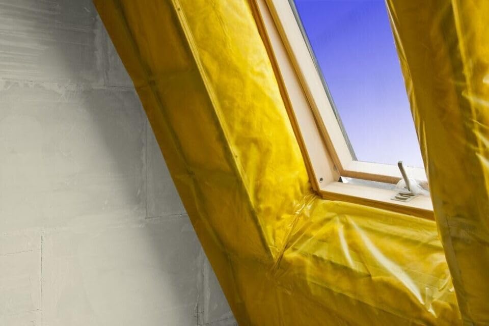 Dampfbremse - Folie Dampfsperre Dampfbremsfolie Dachfolie Isolierfolie 2m x 20m, 2m x 20m