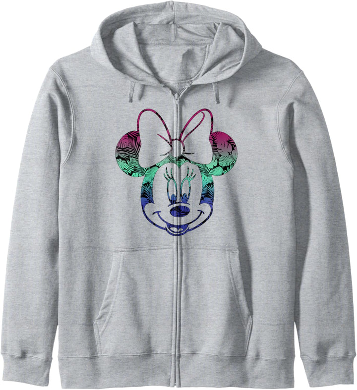 Disney Mickey And Friends Minnie Tropical Gradient Fill Kapuzenjacke