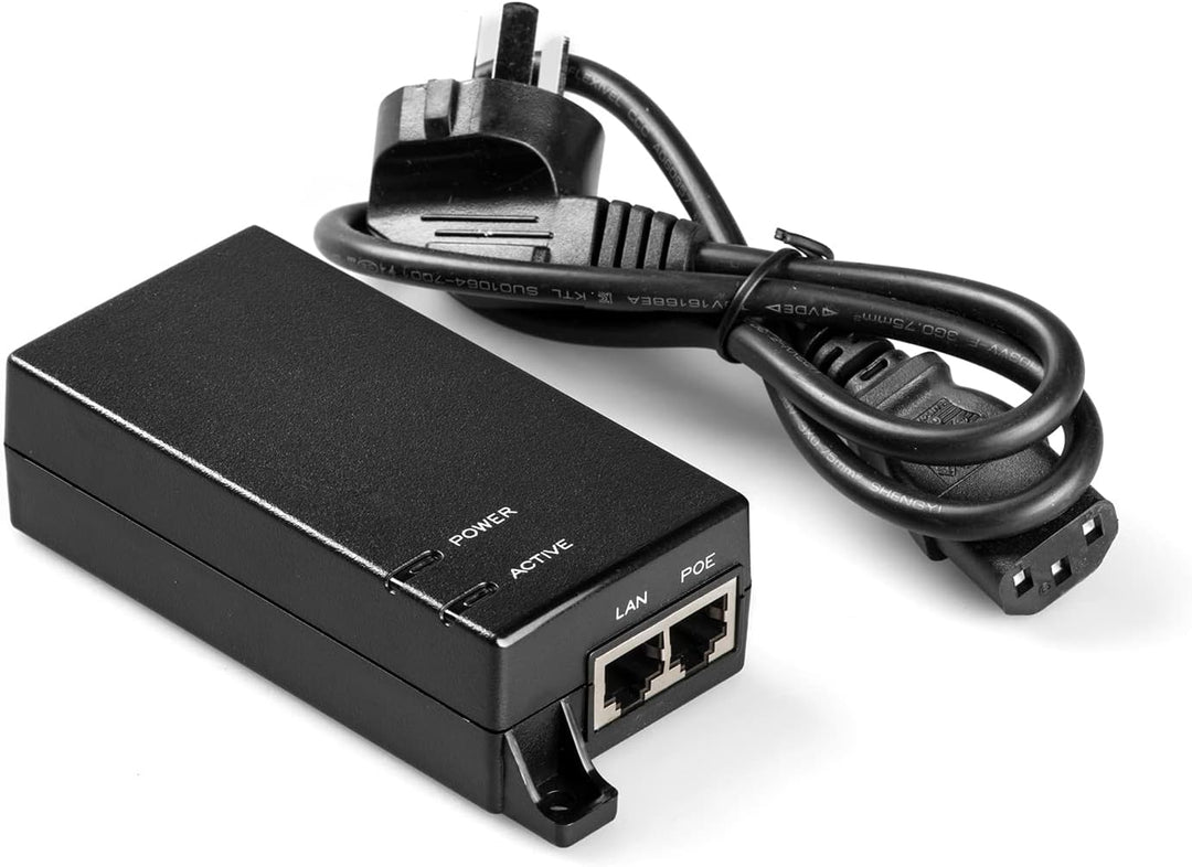 DIGITUS PoE Injektor - IEEE802.3af - Gigabit Ethernet - 15.4 Watt - max. 48 Volt - Stromversorgung P