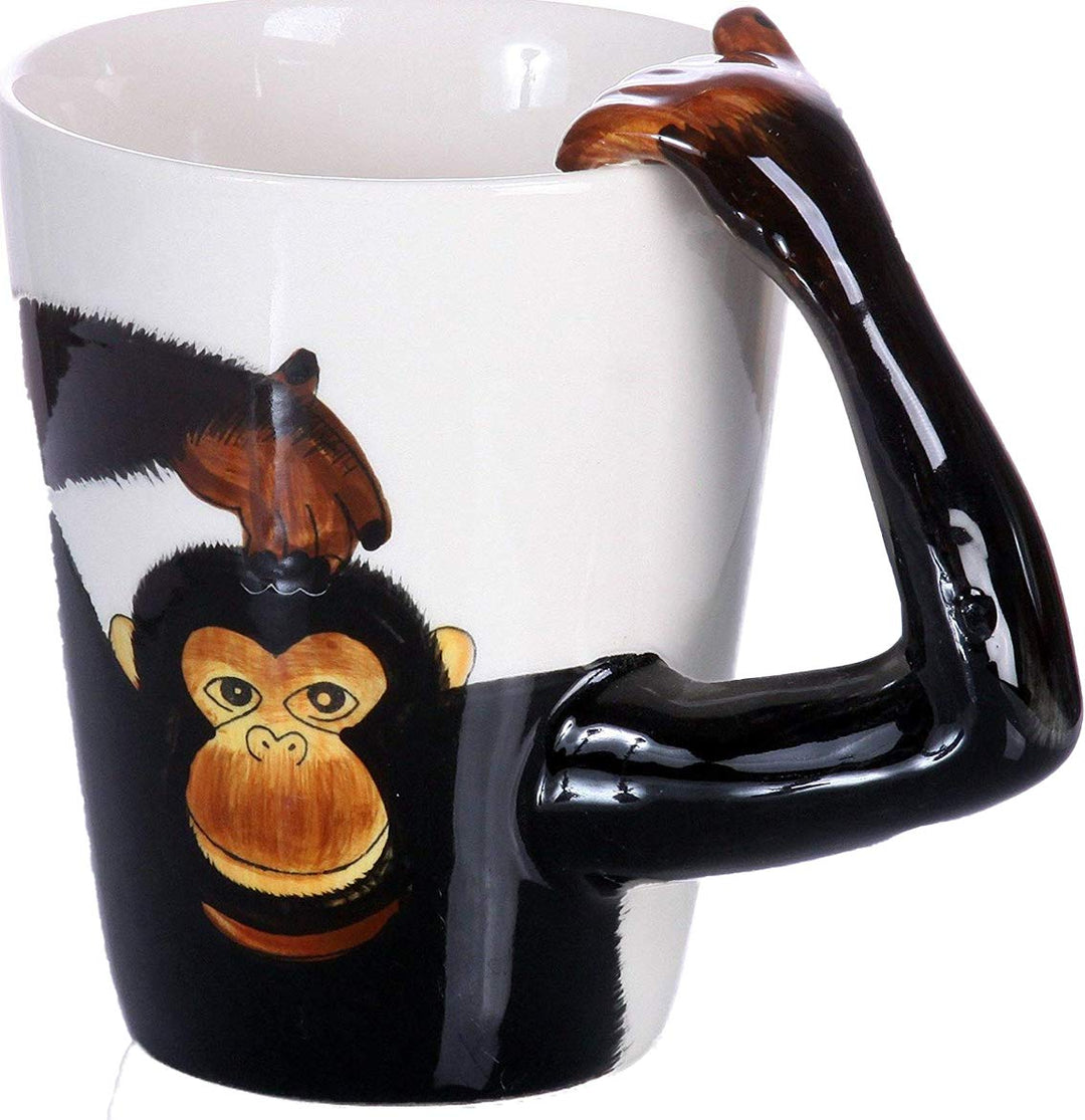 B2SEE LTD AFFE-Keramik-Tasse-Becher-Tier-Tasse 3D Tasse-Tier-Motiv-Form-Bild