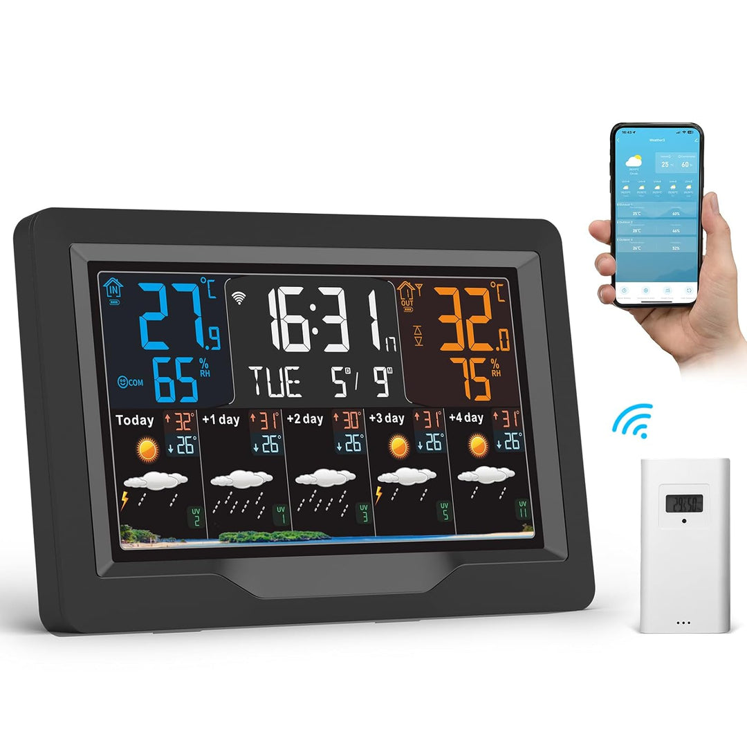 Aussensensor Kompatibel mit Wlan Wetterstation EM3390TF