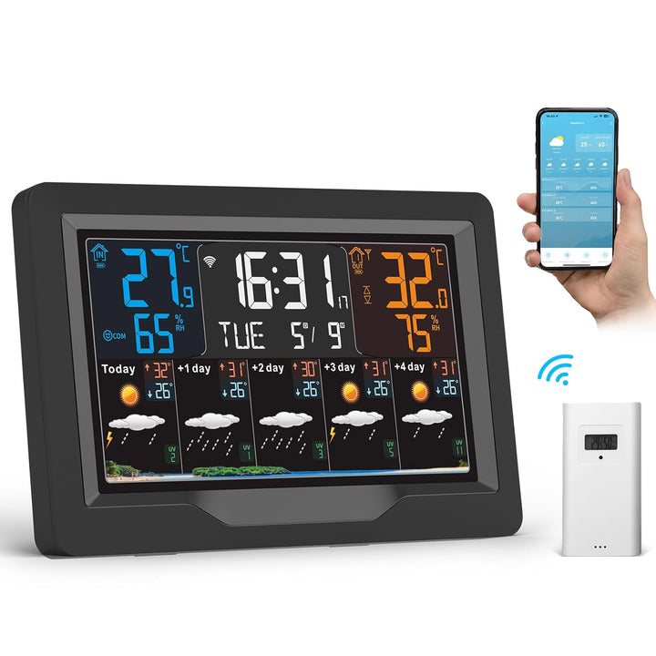 Aussensensor Kompatibel mit Wlan Wetterstation EM3390TF