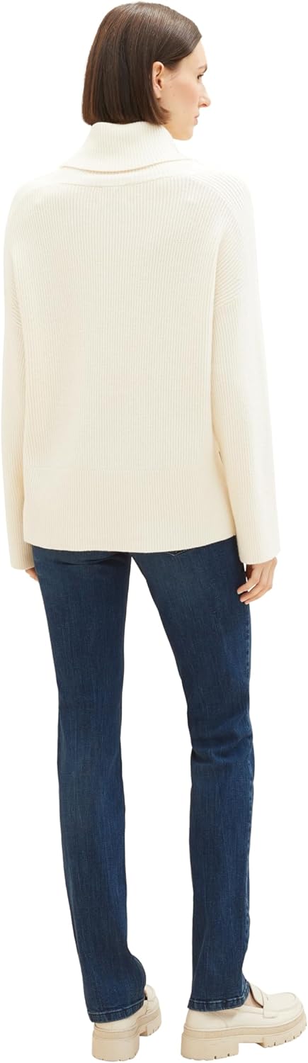 TOM TAILOR Damen Alexa Straight Jeans 26W / 32L 10282 - Dark Stone Wash Denim, 26W / 32L 10282 - Dar