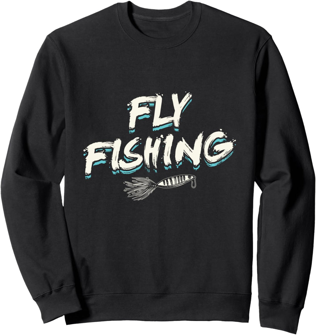 Fliegenfischen Fliegen Angeln Fly Fishing Geschenk Sweatshirt