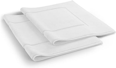 Blumtal 2er Set Premium Frottier Badematte - Badeteppich Oeko-TEX® Zertifiziert, waschbarer Badvorle