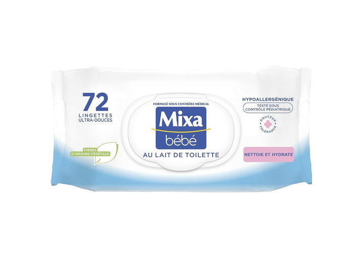 MIXA Baby - Milchtücher - Tücher, 1 Einheit mit 72 Tüchern