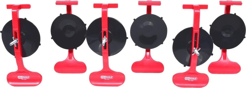 KS Tools 140.1020 Zierleisten-Montagesauger-Satz, 6-tlg., Ø 85mm