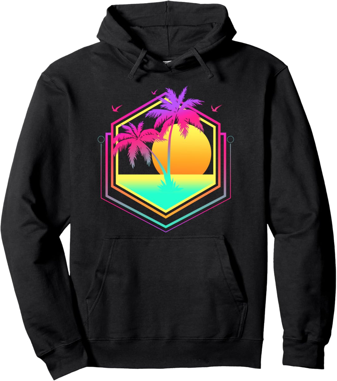 Retro 80s Party Ära - Vintage Achtziger Oldschool 80er Pullover Hoodie
