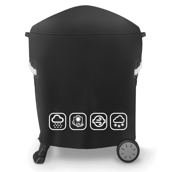 Grillabdeckung für Weber Q100/Q200 Serie auf Wagen, 600D Oxford 7113 Grill Abdeckungen für Weber Q10