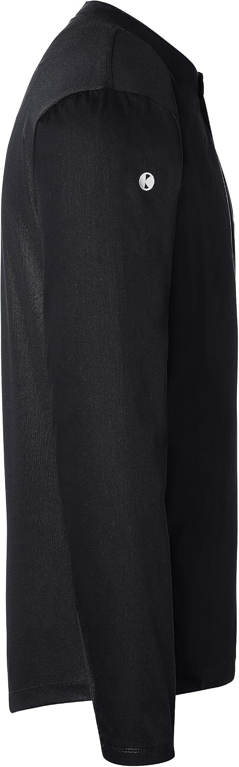 Karlowsky Herren Langarm Arbeitsshirt Performance 60% Baumwolle, 40% Polyester XL Schwarz, XL Schwar