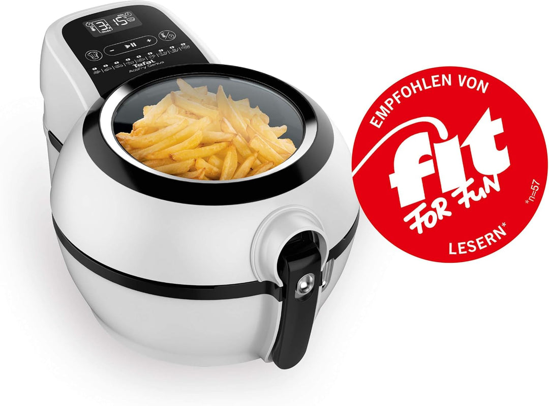 Tefal ActiFry Genius Heissluftfritteuse 1500 W, Kapazität 1,2 kg, gleichmässig knusprige Pommes, Air