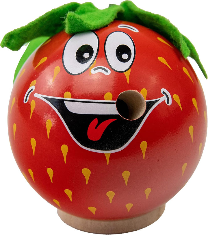 Seiffener Volkskunst | Räucherfigur aus dem Erzgebirge | Freche Früchtchen 7 cm inkl. Crottendorfer