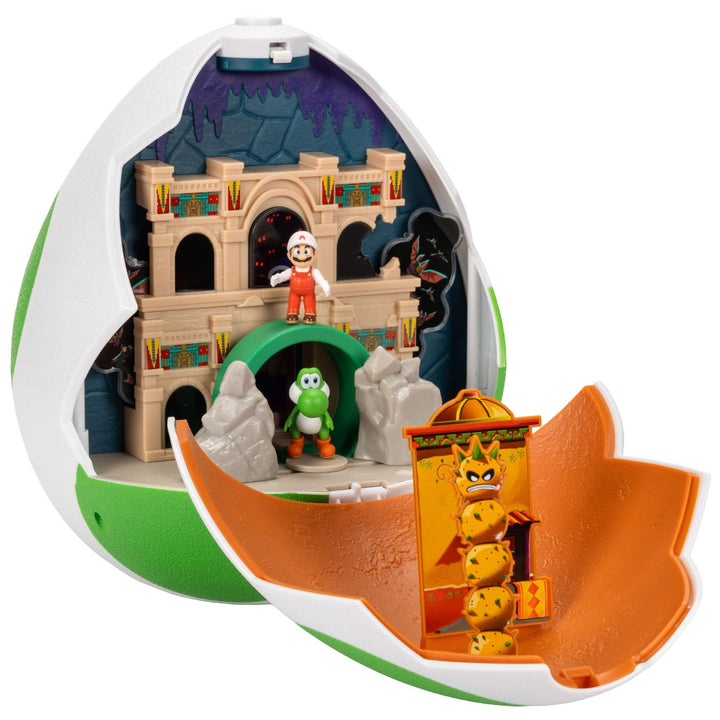 Das Super Mario Galaxy Movie-Spielset – 23 cm Yoshi-Ei mit 3,8 cm Yoshi und exklusiver Feuer-Mario-F