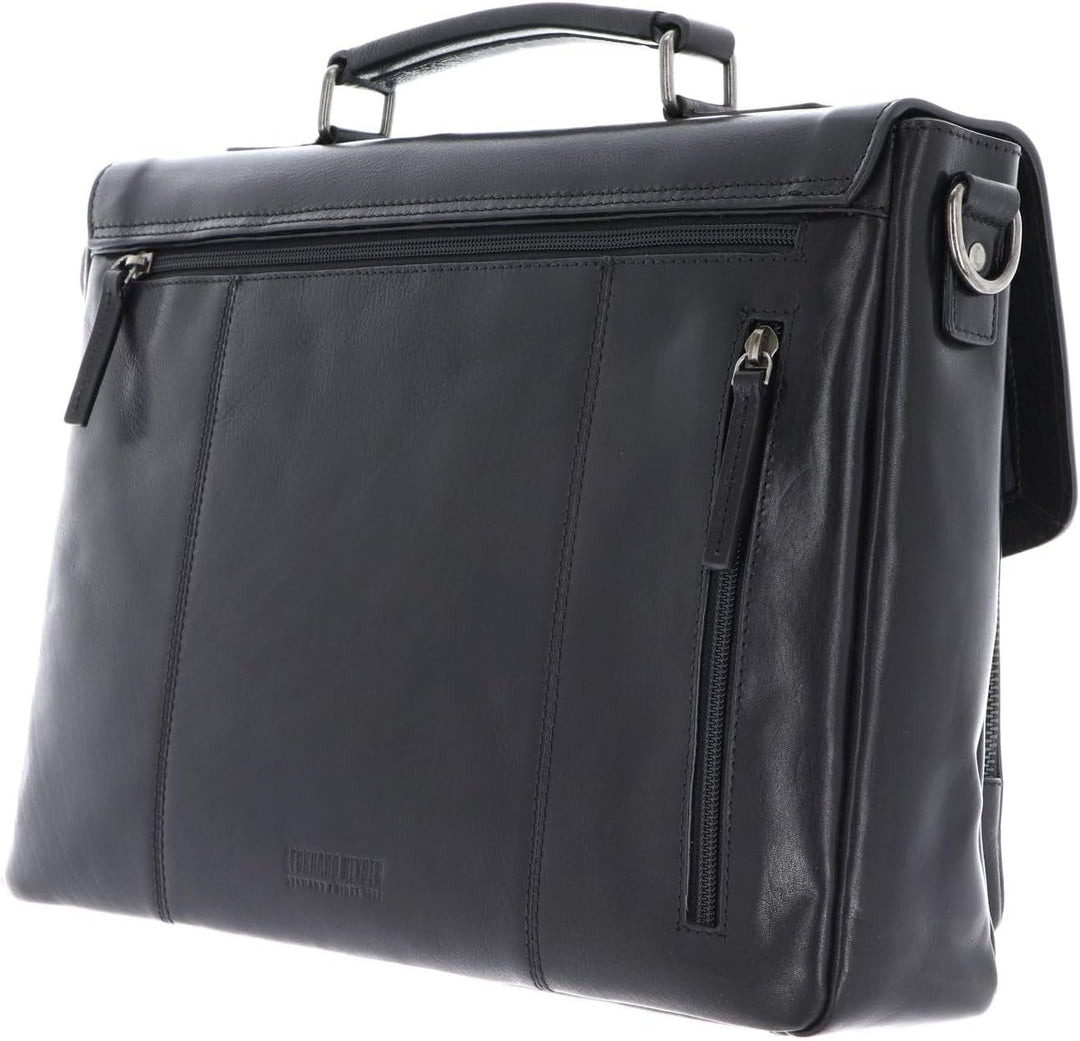 Leonhard Heyden Roma Aktentasche Leder 39 cm Laptopfach