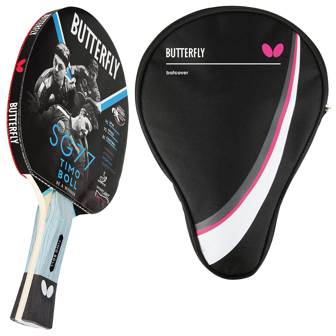 Butterfly® Timo Boll SG77 Tischtennisschläger | Tischtennis Racket Bat Hobby & Training | routiniert