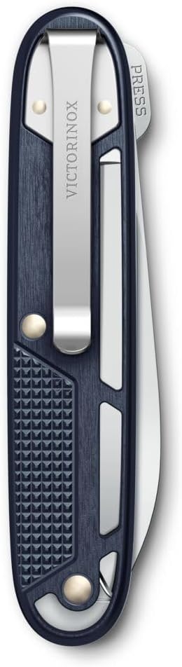 Victorinox Taschenmesser Onefold Alox, 2 Funktionen, Multitool, Grosse Klinge, Trageclip, Swiss Made
