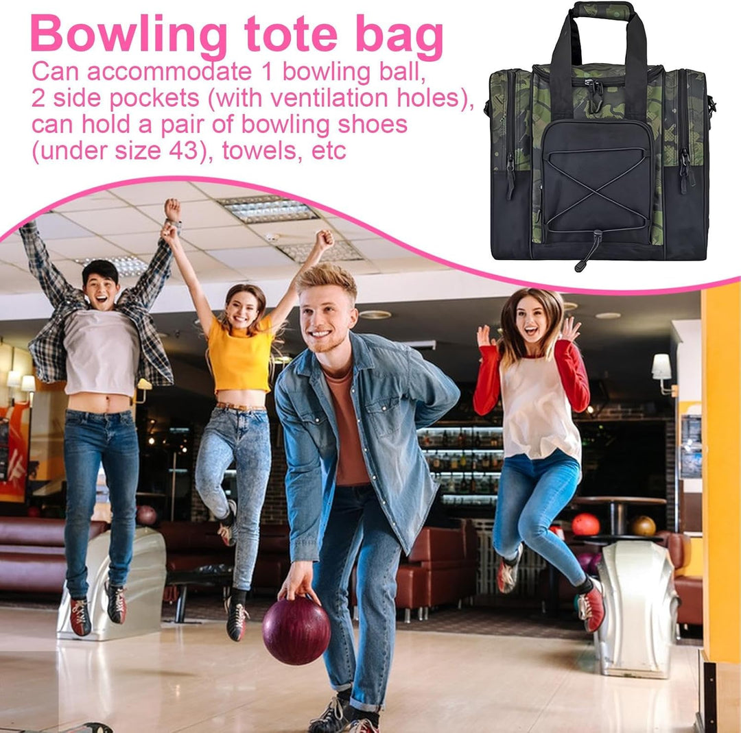 Bowlingtasche für einen Ball | Bowlingballtasche | Bowlingballtasche für Ball, multifunktionale Hand