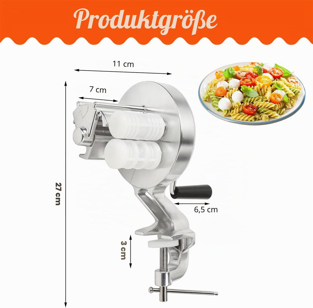 Cavatelli Maker Maschine, Aluminiumlegierung Manuelle Pasta Maschine Nudelmaschine Hand Gnocchi Nude