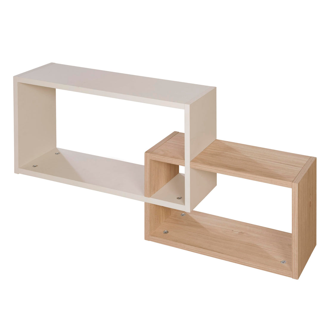 roba Wandregal mit offenen Fächern für Serien Jil/Sidney - Dekoratives Kinderregal in Beige und Holz