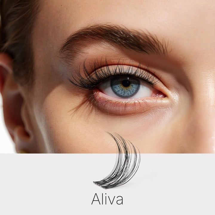 VEYESBEAUTY Wimpern Extensions Set 5-Sekunden-Wimperncluster Cluster Lashes DIY Cluster Wimpern Wimp