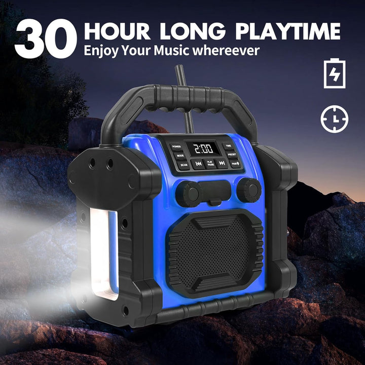 Outdoor Lautsprecher Bluetooth Wireless, 8000mAH Batterie, IPX 66 Wasserdicht, Handy Laden, Tragbare