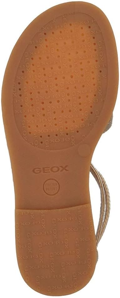 Geox Mädchen J Karly Girl Sandal 28 EU Platinum, 28 EU Platinum