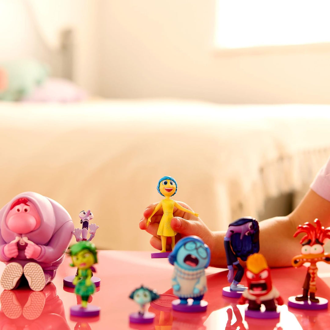 Disney Store Official - Alles Steht Kopf 2 (Pixar) - Spielzeugfigurenset - 9 Spielzeuge - Mit Freude