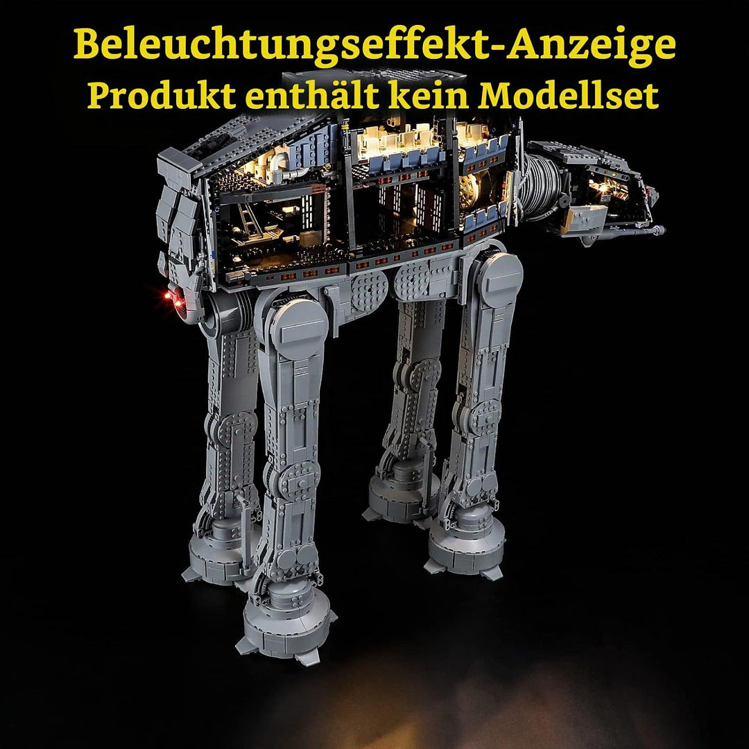 GEAMENT (grosse Grösse LED Licht-Set Kompatibel mit Lego Star Wars 75313 at-at Baumodell (Lego Set N