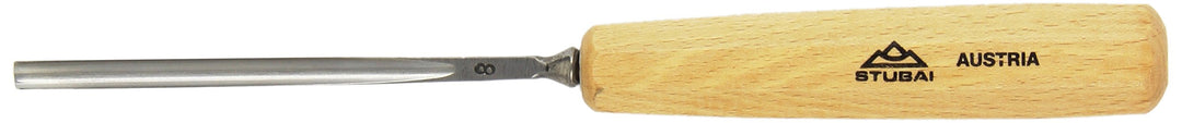 Stubai Stechbeitel Serie 55 - Form 8 : Gerades Hohleisen 6mm - 550806, 6mm
