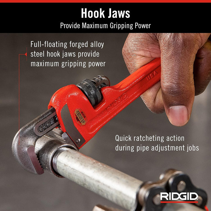 RIDGID 31000 Modell 6" gerade Rohrzange für schwere Beanspruchung, 6" Sanitär-Schraubenschlüssel 6 i
